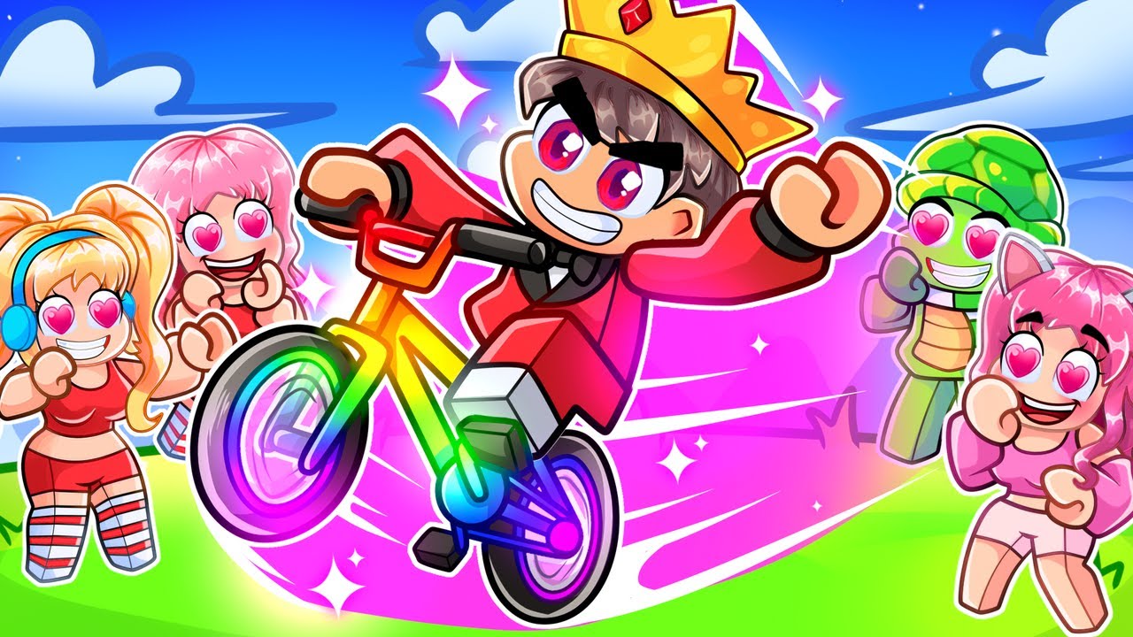 I Spent $100,000 To Rizz Girls In Roblox Bike Obby…