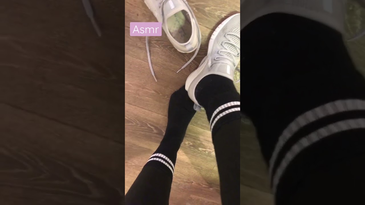 I will never wear black socks again asmr #feet #blacksocks #foot