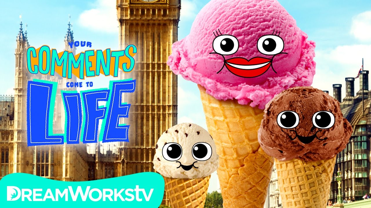 Ice Cream Family Vacation + Funny Food Freak Out! | YOUR COMMENTS COME TO LIFE!