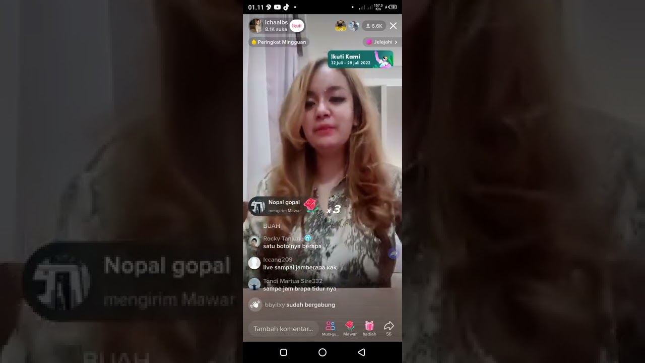 ichaalbs live di #tiktok #shorts