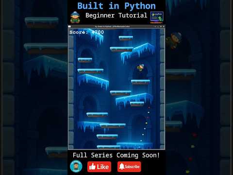 Icy Tower in Python with Turtle Graphics — Game Preview (Built From Scratch)