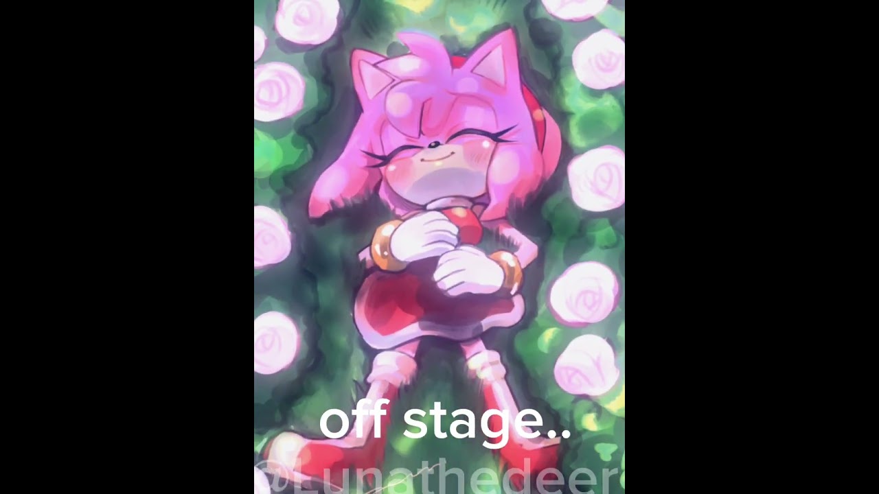 Idol Amy//edit//Rockstar Amy rose//Amy Rose the hedgehog//😍🎶💅❤️💖🎤🎤