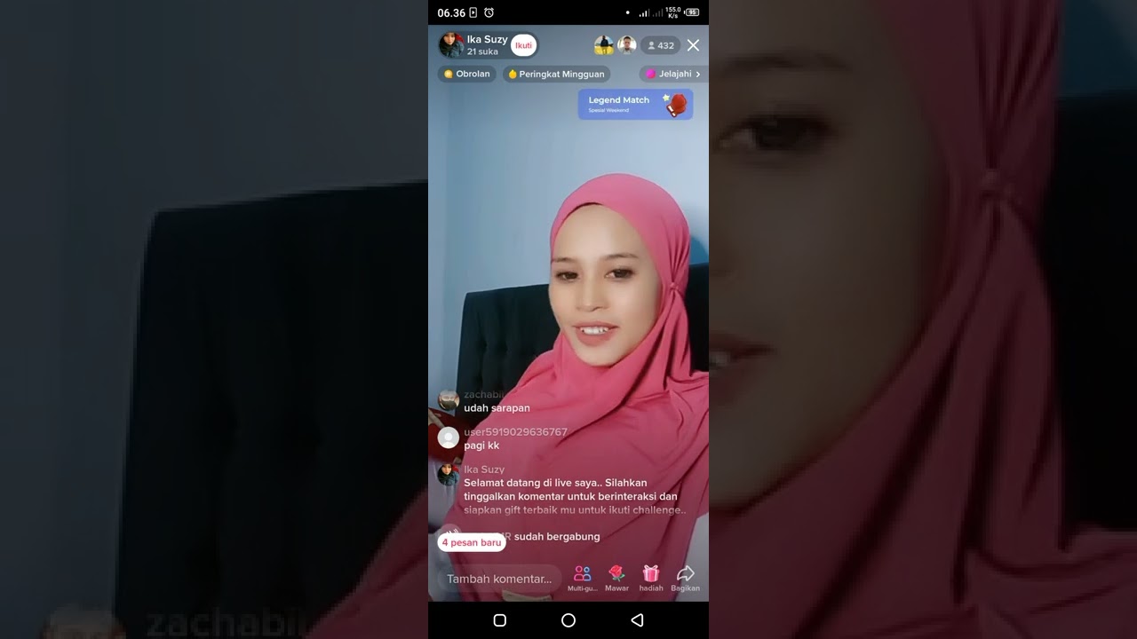 ika suzy live di tiktok #shorts