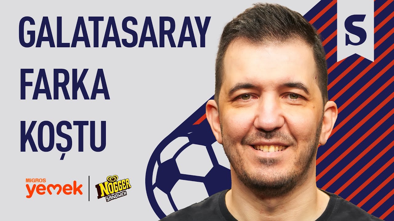 ikas Eyüpspor 1-5 Galatasaray, Golcü Torreira, Morata'dan Duble, Sallai & Osimhen | 105x68