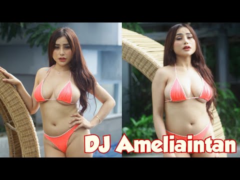 Ikut event cetar di Surabaya..modelnya DJ Ameliaintan Photoshoot pakai Bikini..