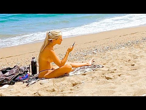 🌊Ilıca Beach Izmir☀️Türkiye