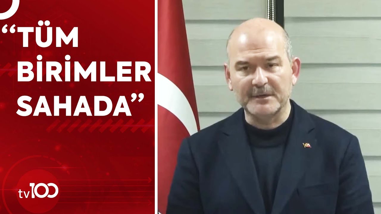 İçişleri Bakanı Süleyman Soylu'dan Son Dakika Açıklaması | Tv100 Haber