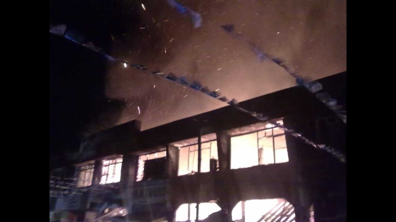 Iloilo's China Town hit by a big fire night before Kasadyahan 2014 (Dinagyang Festival)