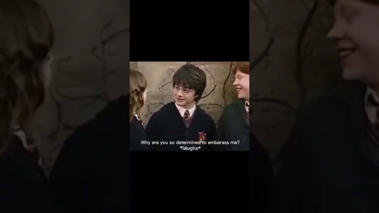 I'm taller than you all Emma saying ft the golden trio