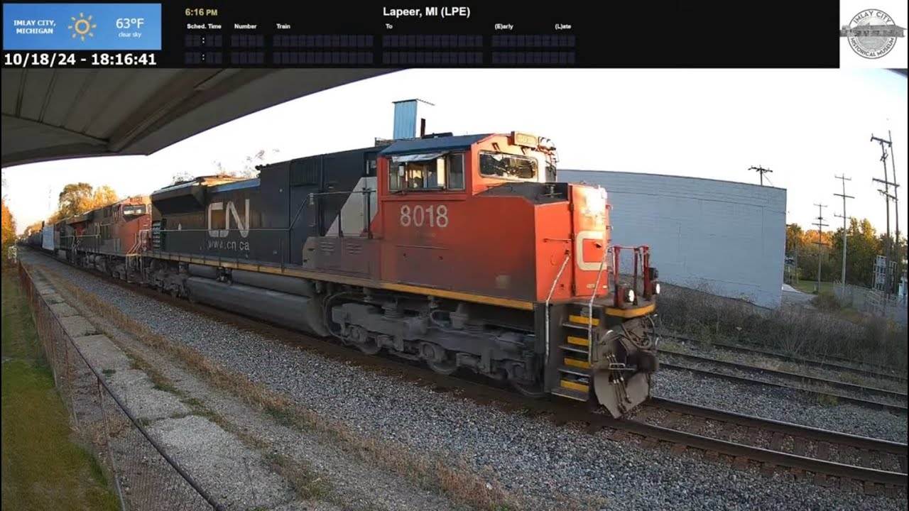 Imlay City Live Railcam - Imlay City Michigan #steelhighway