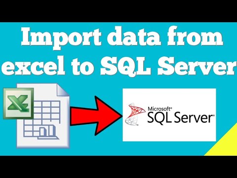 Import data from excel to SQL server table