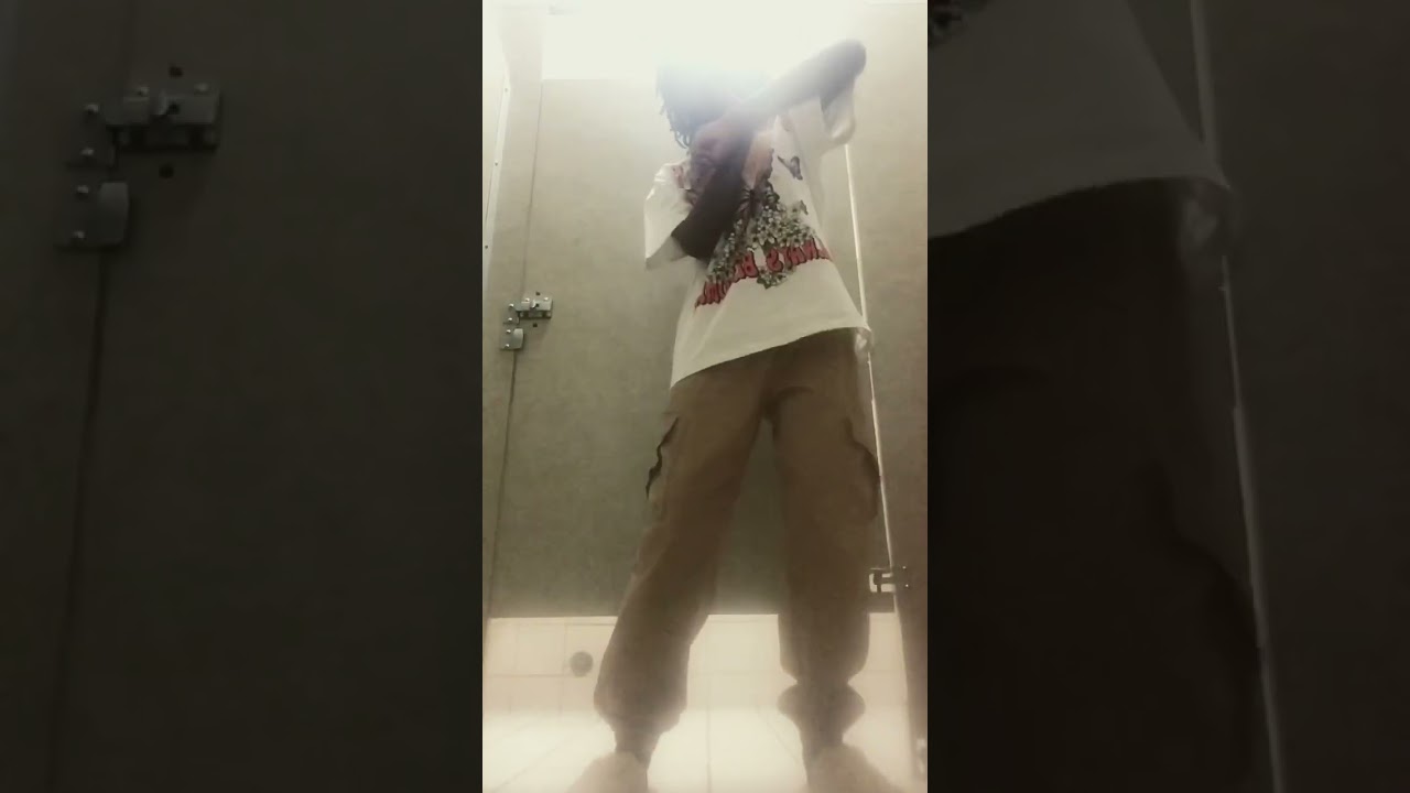 In bathroom stall 🤯#bored