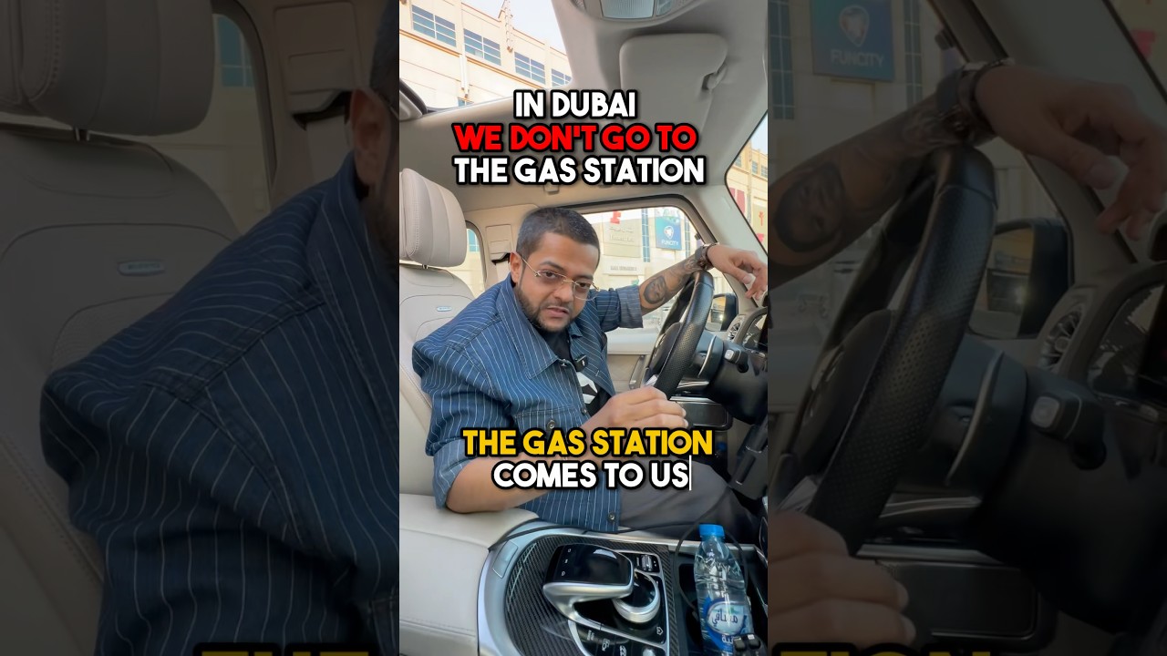 In Dubai, we don’t go to the gas station. The gas station comes to us. #realtoronaharley #dubai ￼