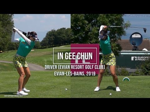 In Gee Chun Golf Swing Driver (DTL & FO), Evian Championship, Evian-les-Bains, July 2019.
