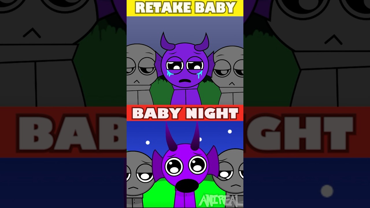 Incredibox Sprunki BABY NIGHT 👶🏼✨ VS Retake BABIES *Horror Versions* 😱