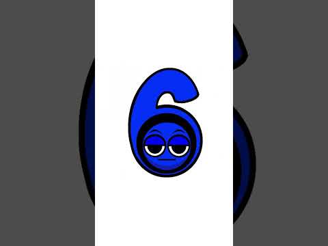 INCREDIBOX SPRUNKI but NUMBER LORE Phase 1vs2vs3 (1-8)  #art #incrediboxsprunki #shorts