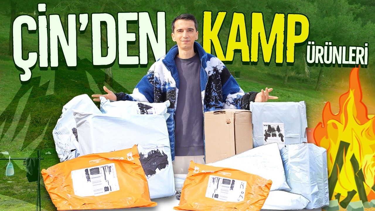 Çin'den En Çok Satan KAMP ÜRÜNLERİ! Toplu Paket Açılışı