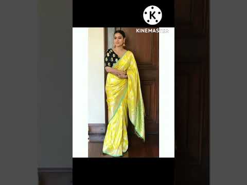 Indian Actress Kajol Sarees Designs || Beautiful Saree Ideas|| #kajol #indianactress #sareesdesign
