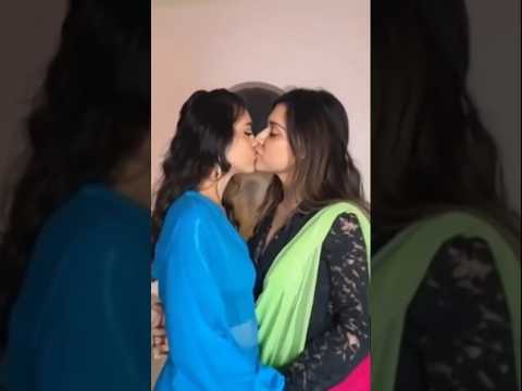 Indian hostel lesbian girl kissing