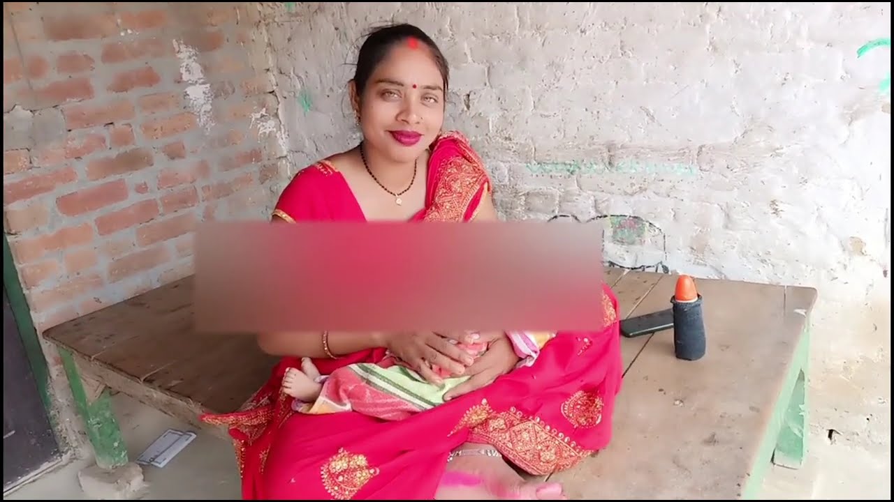 Indian wife feeding vlog | village cute baby vlog