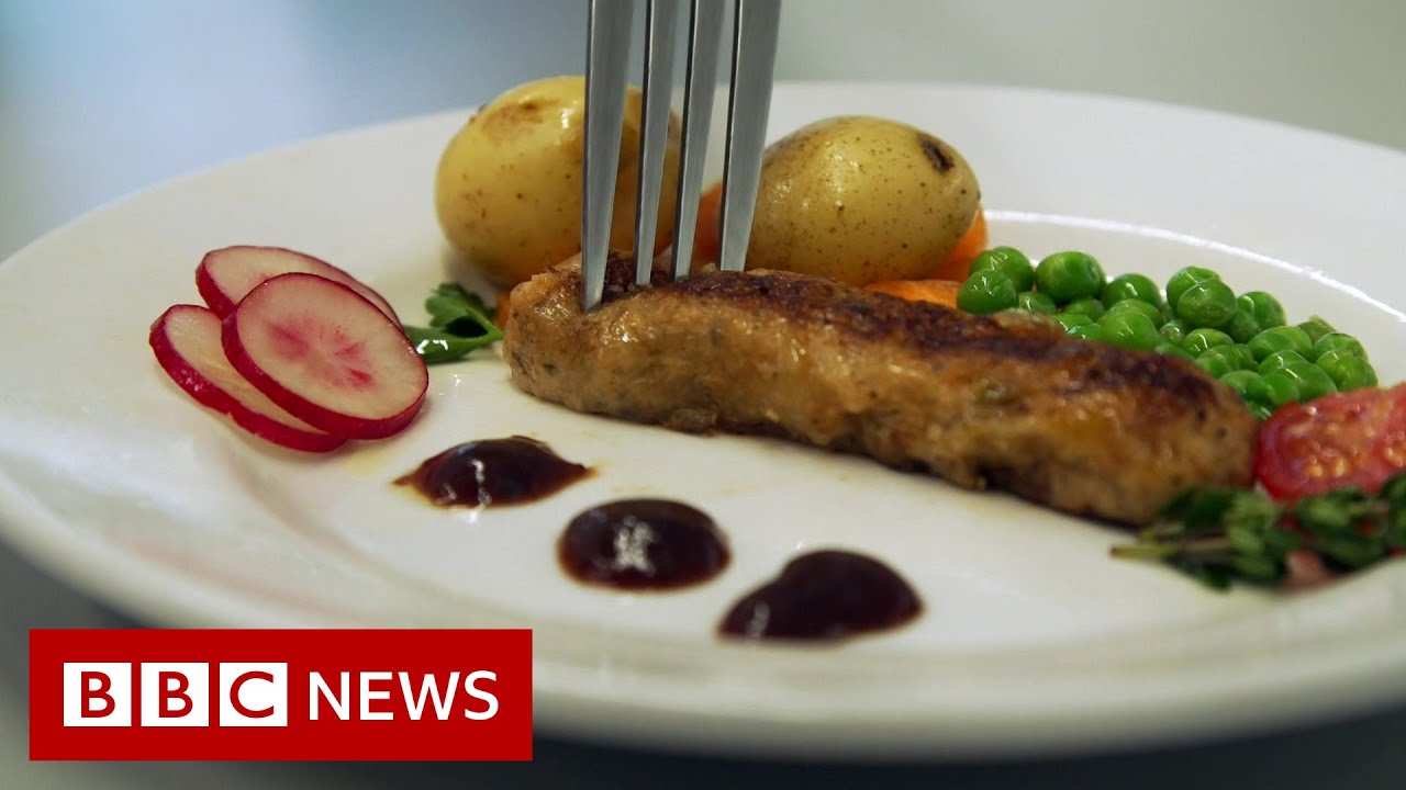 Inside the laboratory growing sausages from animal cells - BBC News