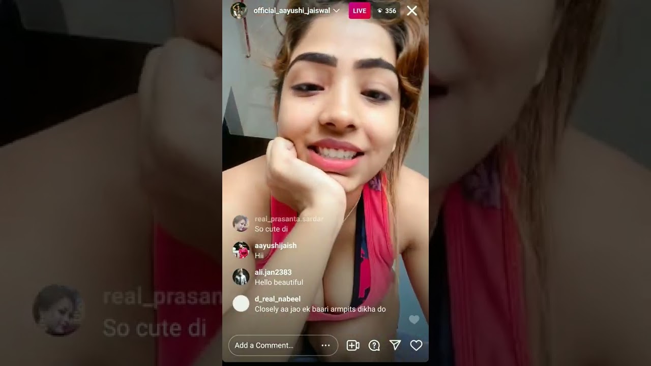 Instagram Live Video Aayushi Jaiswal #shorts #shorts_viral