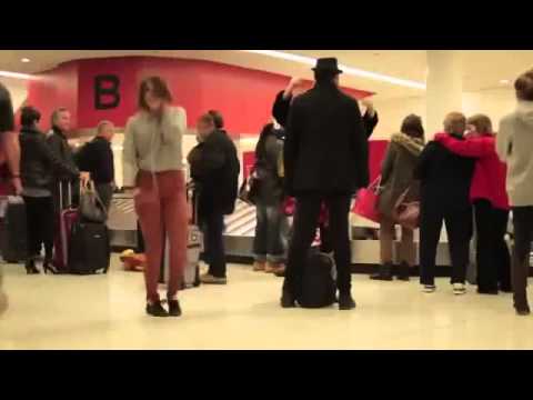 Interesting Dance at The Airport.webm