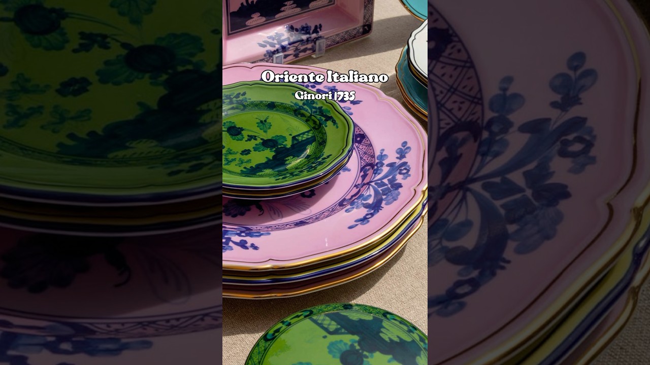 Interior pieces you might like - part 32: Oriente Italiano plates set by Ginori 1735 🍽️