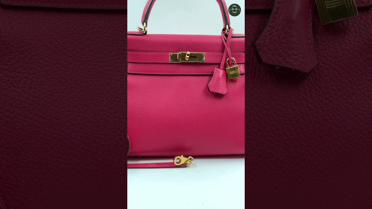Introducing Hermes Rose Kelly Retourne 28 Bag |Confidential Couture #shorts #luxurybags #hermeskelly