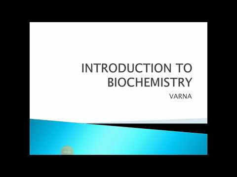 Introduction to Biochemistry Opto