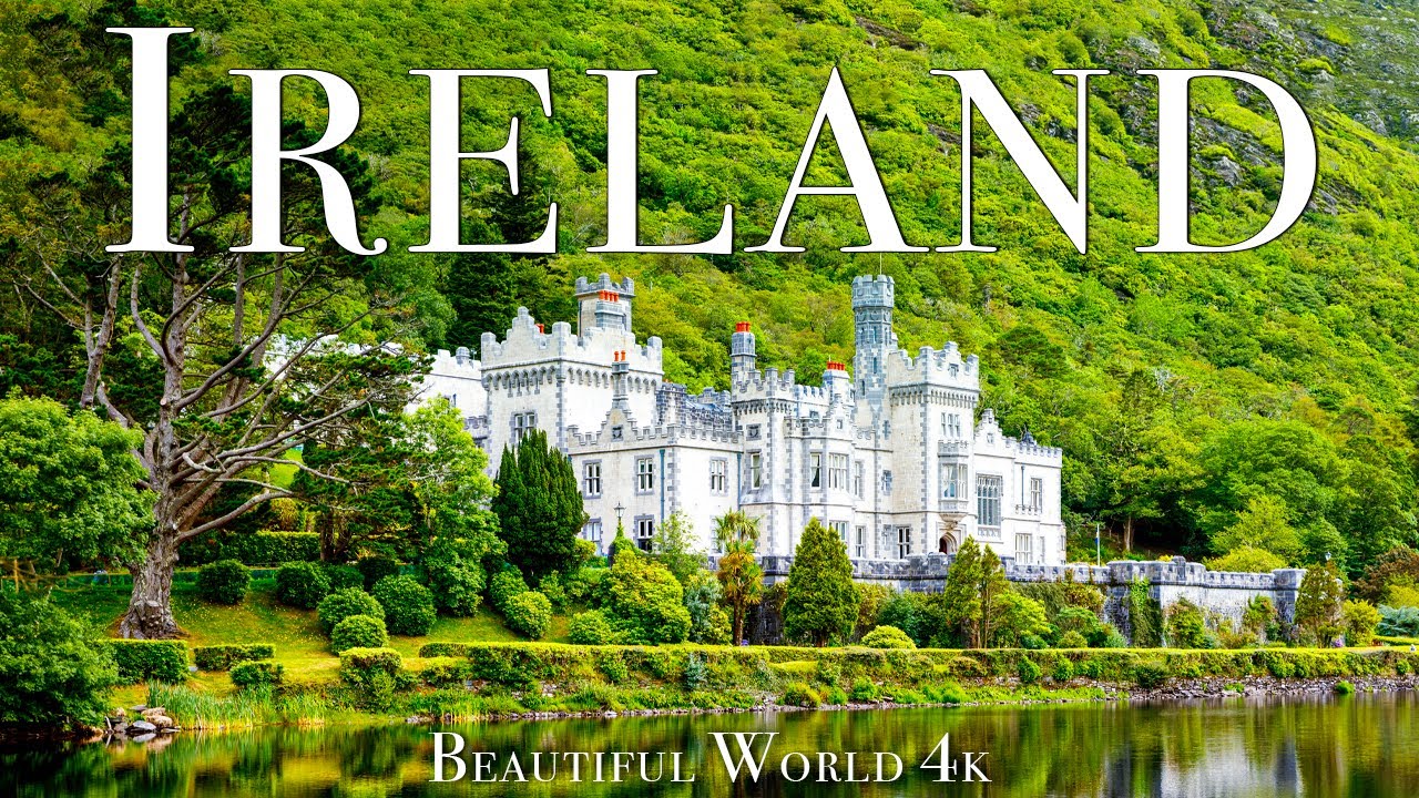 Ireland 4K Drone Nature Film - Morning Piano Music - Wonderful Nature