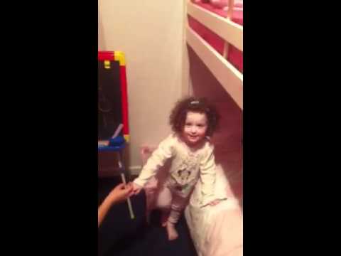 Isabelle's first no nappy night
