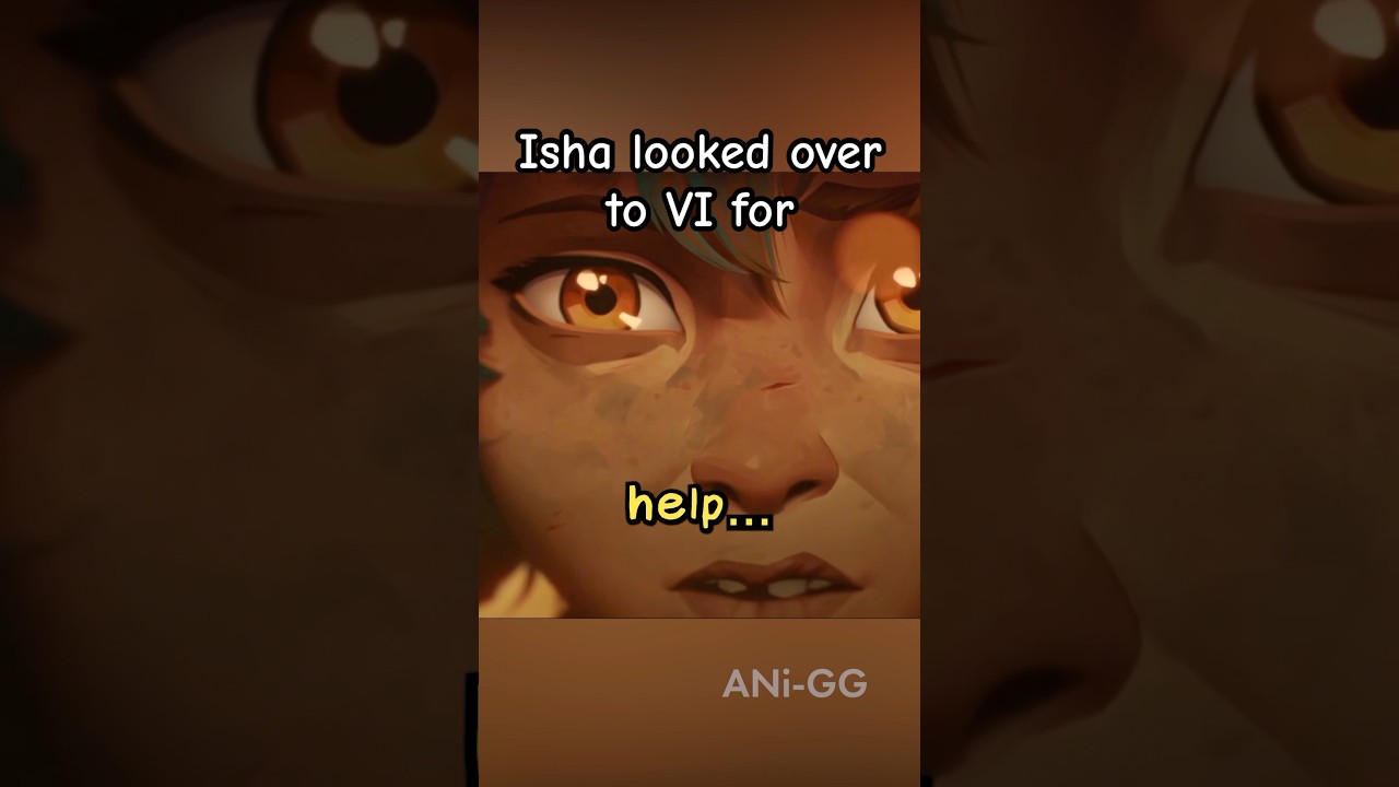 Isha sees VI as her older sister #arcane #jinx #leagueoflegends #shorts