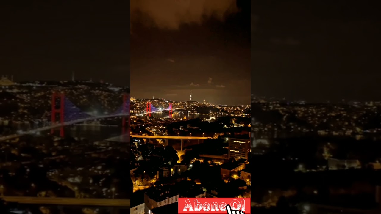 istanbul manzara gece videoları
