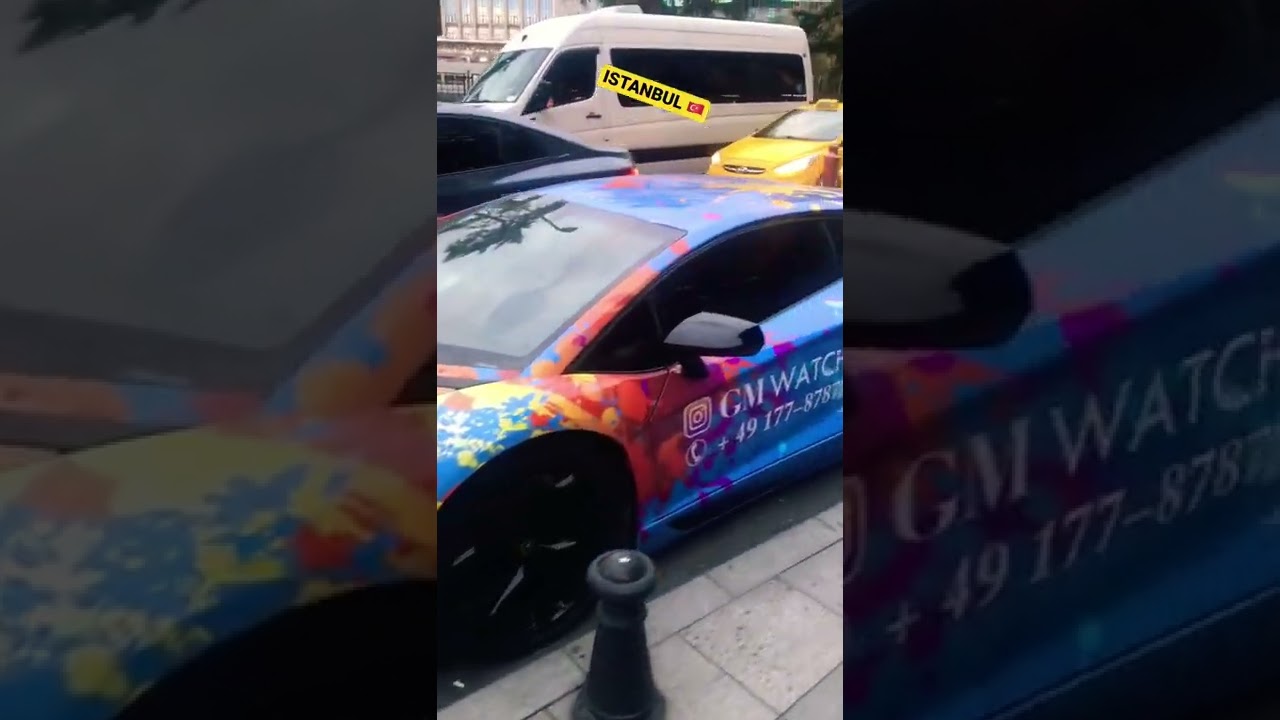 Istanbul Nisantasi luxury district #istanbul #short #luxury #lamborghini