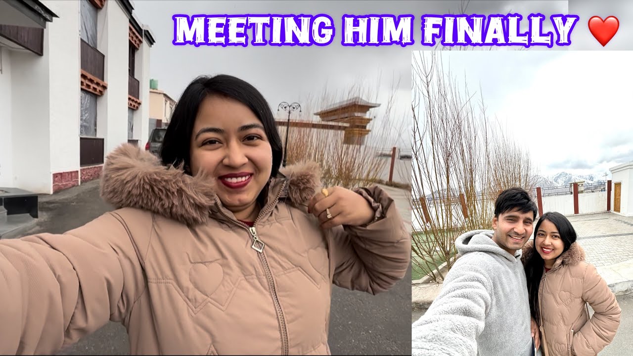 Itne time baad apne husband se milne pohochi🥹 |LADAKH TRAVEL VLOGS❤️