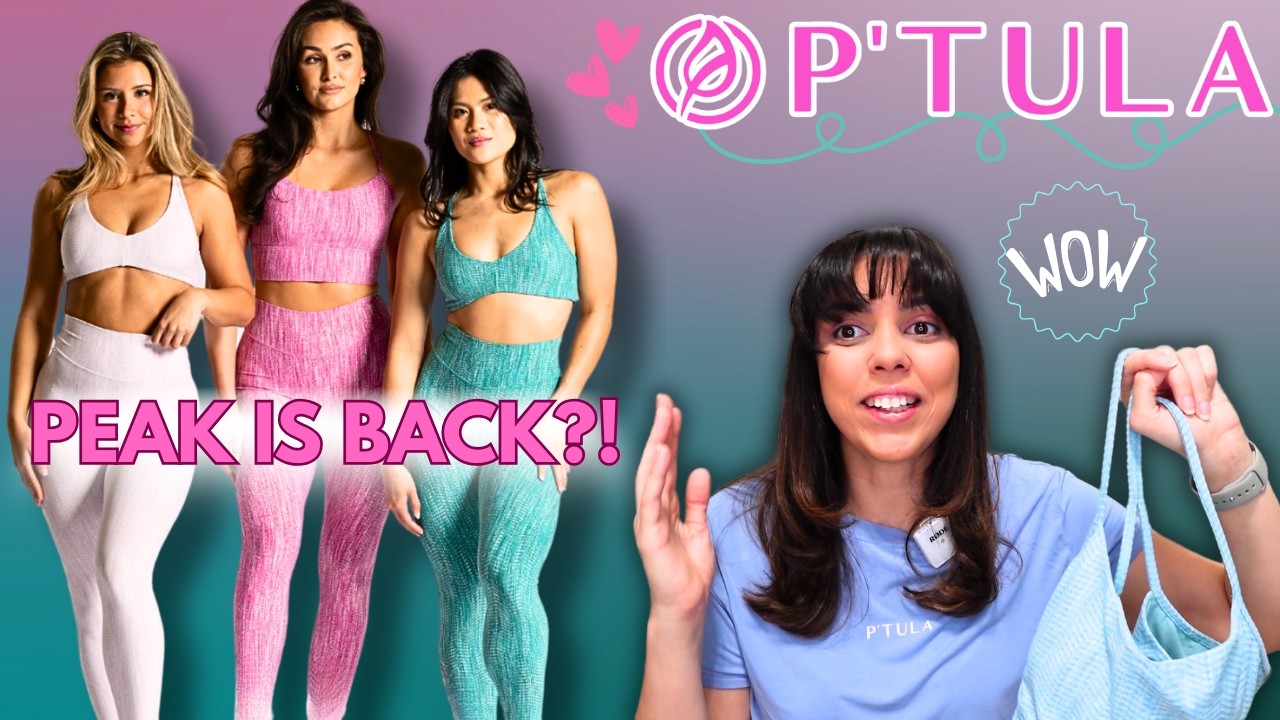 ITS' BACK!! Ptula PEAK Try-On Haul + Review 🎉💖 #activewear #honestreview
