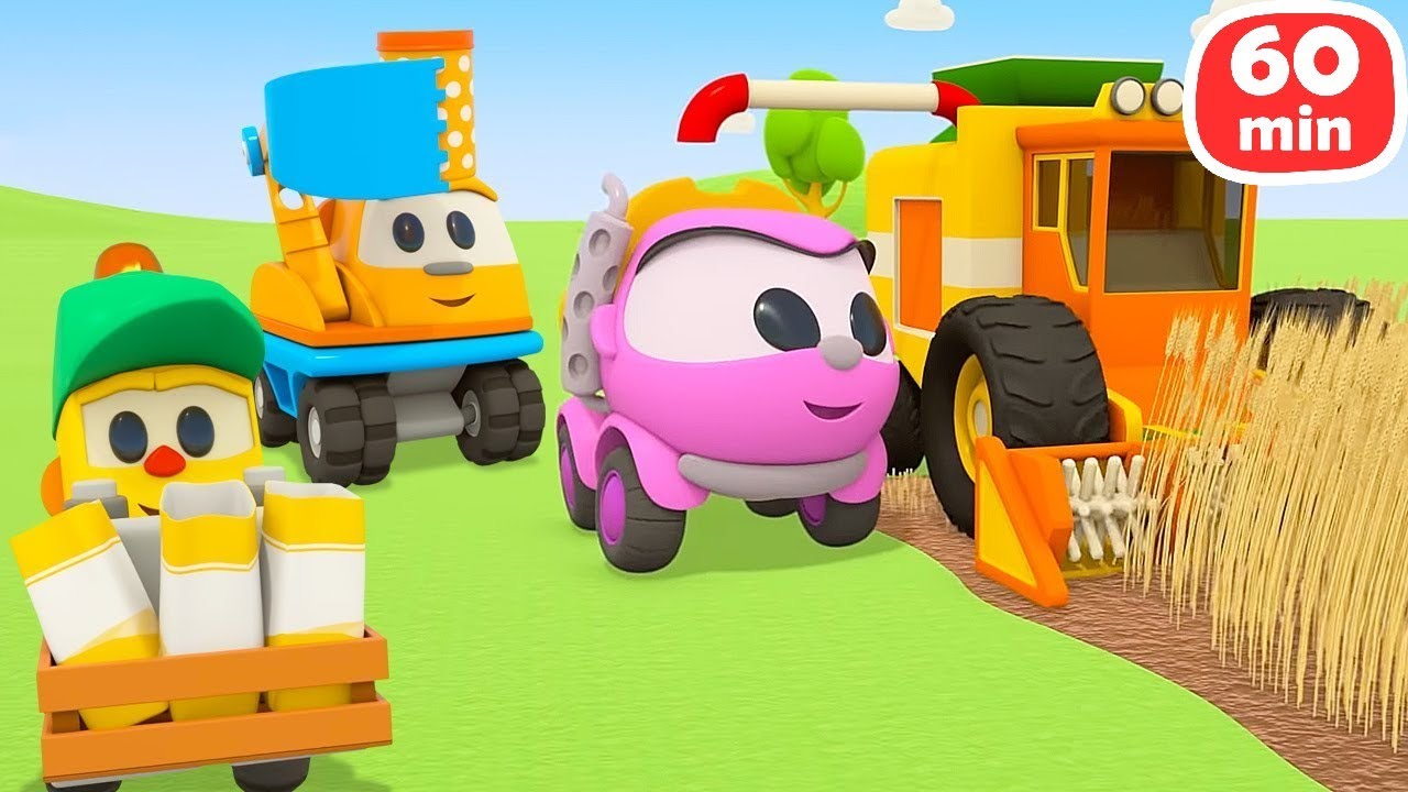 Çizgi film. Küçük Kamyon Leo ile en eğlenceli bölümler. Bebek videoları.