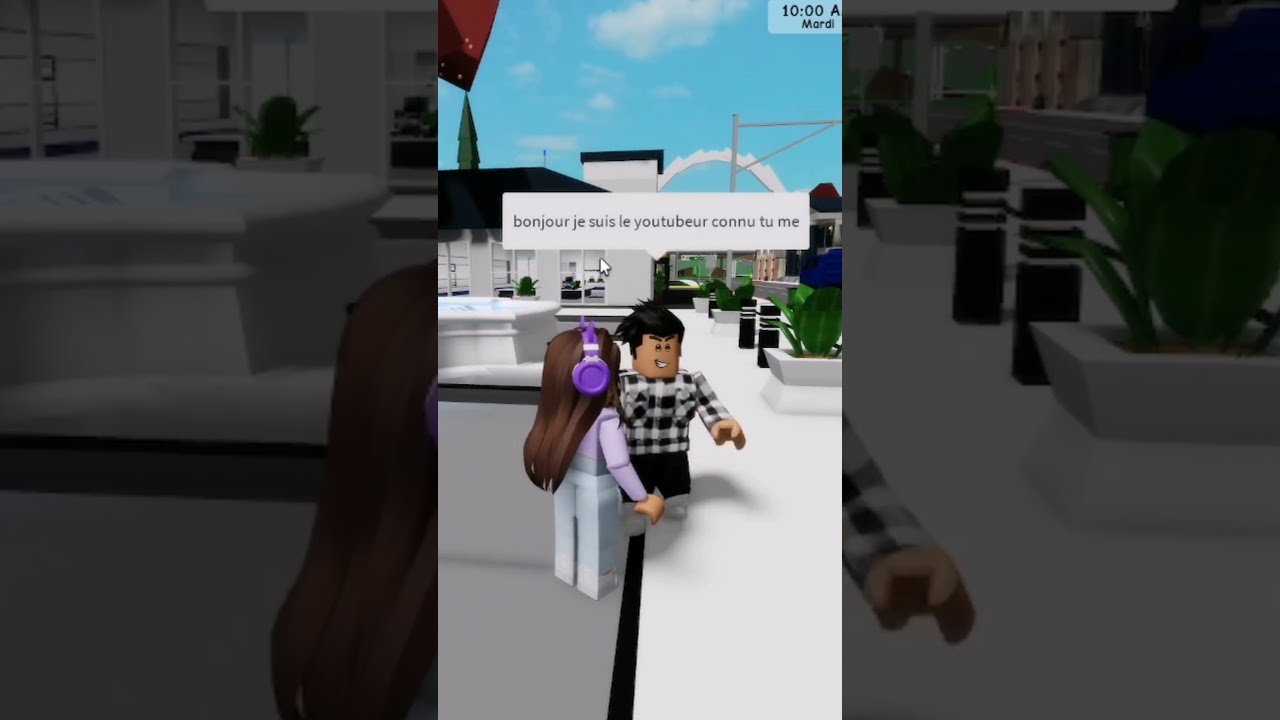 J'ai RENCONTRÉ un FAUX YOUTUBEUR 😭 #shorts #roblox