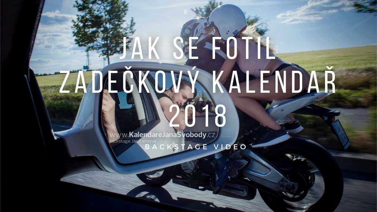 Jak se fotil kalendář zadečky 2018