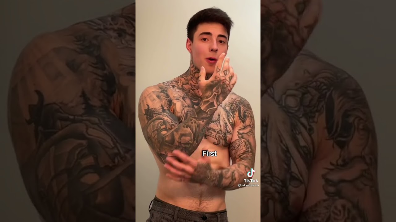 Jake Andrich Tattoo Tour Tik Tok