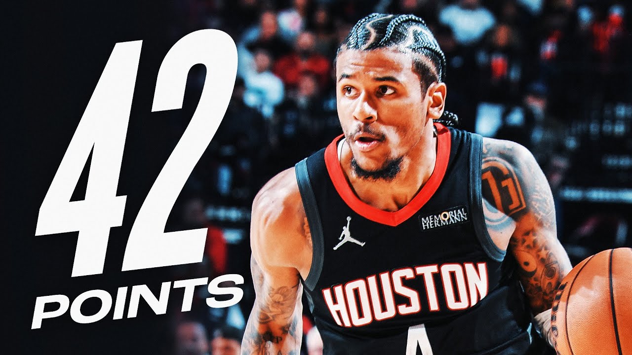 Jalen Green Makes Rockets History & Ties CAREER-HIGH 42 PTS (72.2 FG%) | January 13, 2025