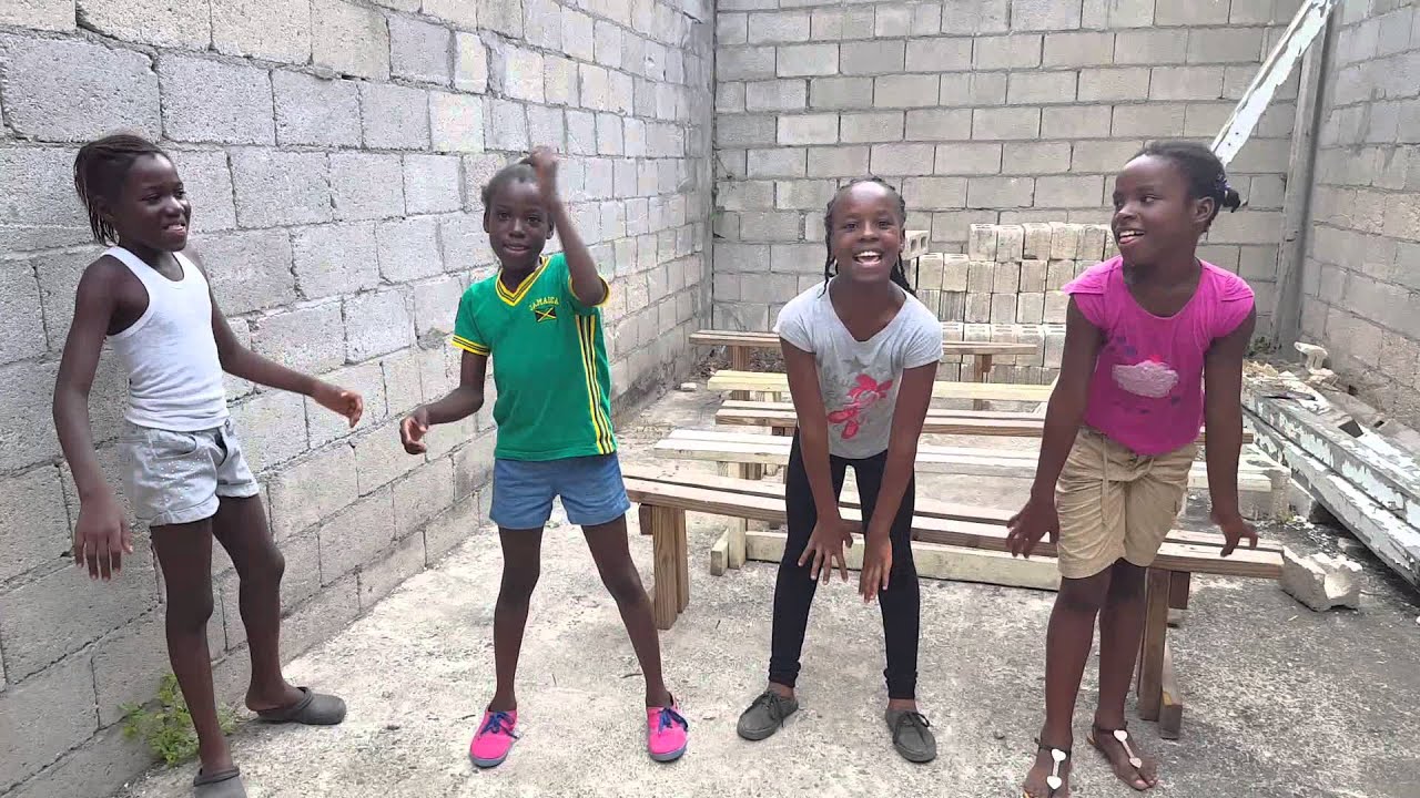 Jamaican school girls singing about Jesus
