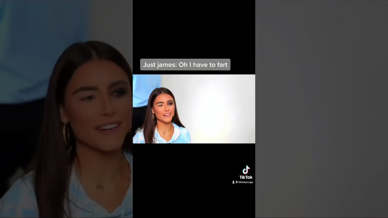 James Charles farts on Madison Beer 😭 #shorts