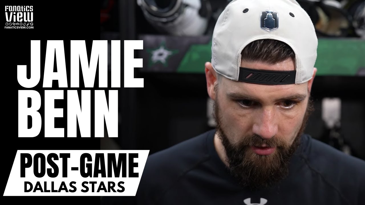 Jamie Benn Responds to Dallas PULLING Jake Oettinger, WCF Series Loss vs. Oilers & Stars Future