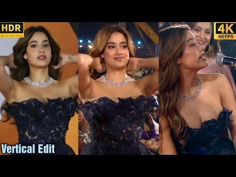 Janhvi Kapoor at 69th Filmfare Awards 2024 | Vertical Video | 4K60FPS