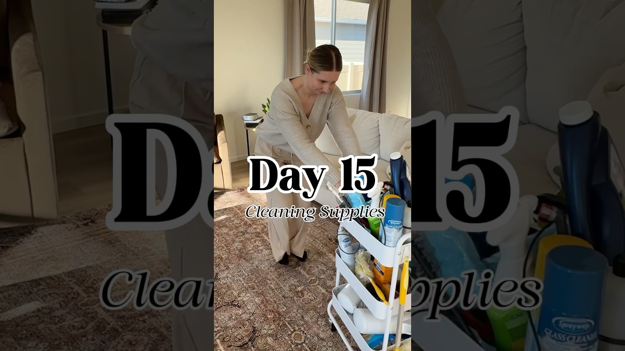 January 30 Under 30 Cleaning Challenge Day 15-Cleaning Supplies #decluttering