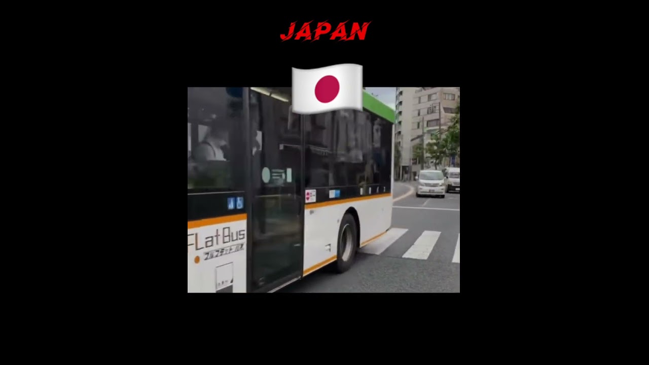 Japan vs Russia: Differences in bus driving#funny #funnyvideo #russia #moskau #japan #fypシ #shots