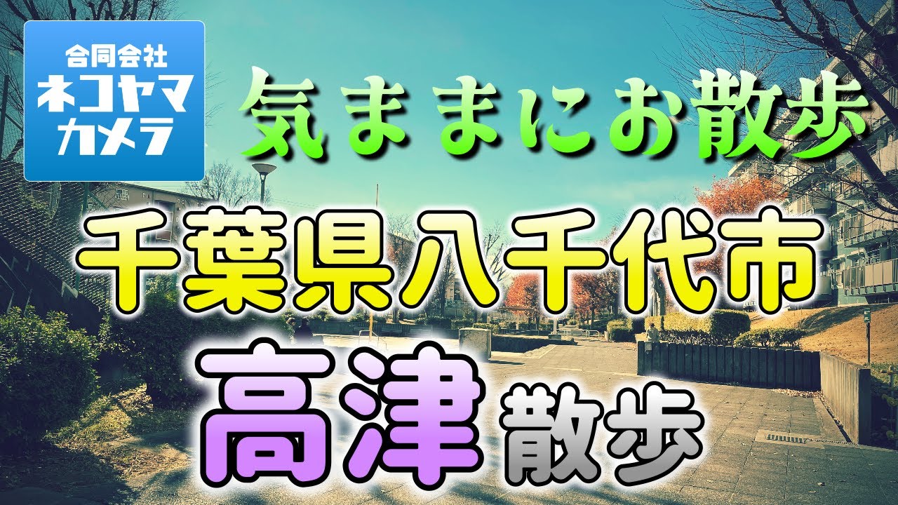 【千葉散歩＃４０】薬円台公園から、八千代市「高津」まで歩いてみたよ！大和田新田・高津団地・成田街道　Japan Walk in Chiba Yachiyo Takatsu