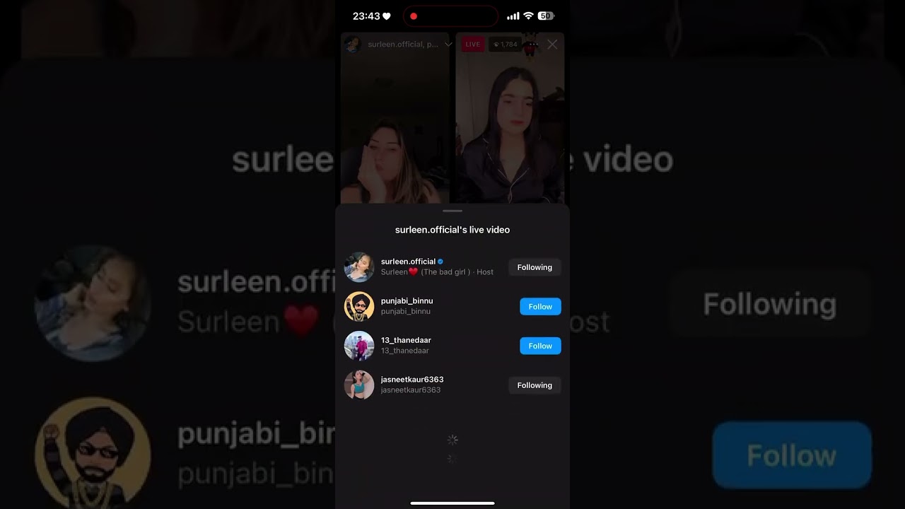 Jasneet kaur live insta te daaru peende hoye #punjabi #surleen #tiktok #instagram